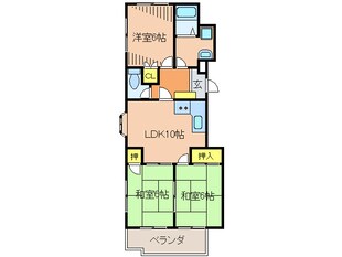 サンハイツ坂末の物件間取画像